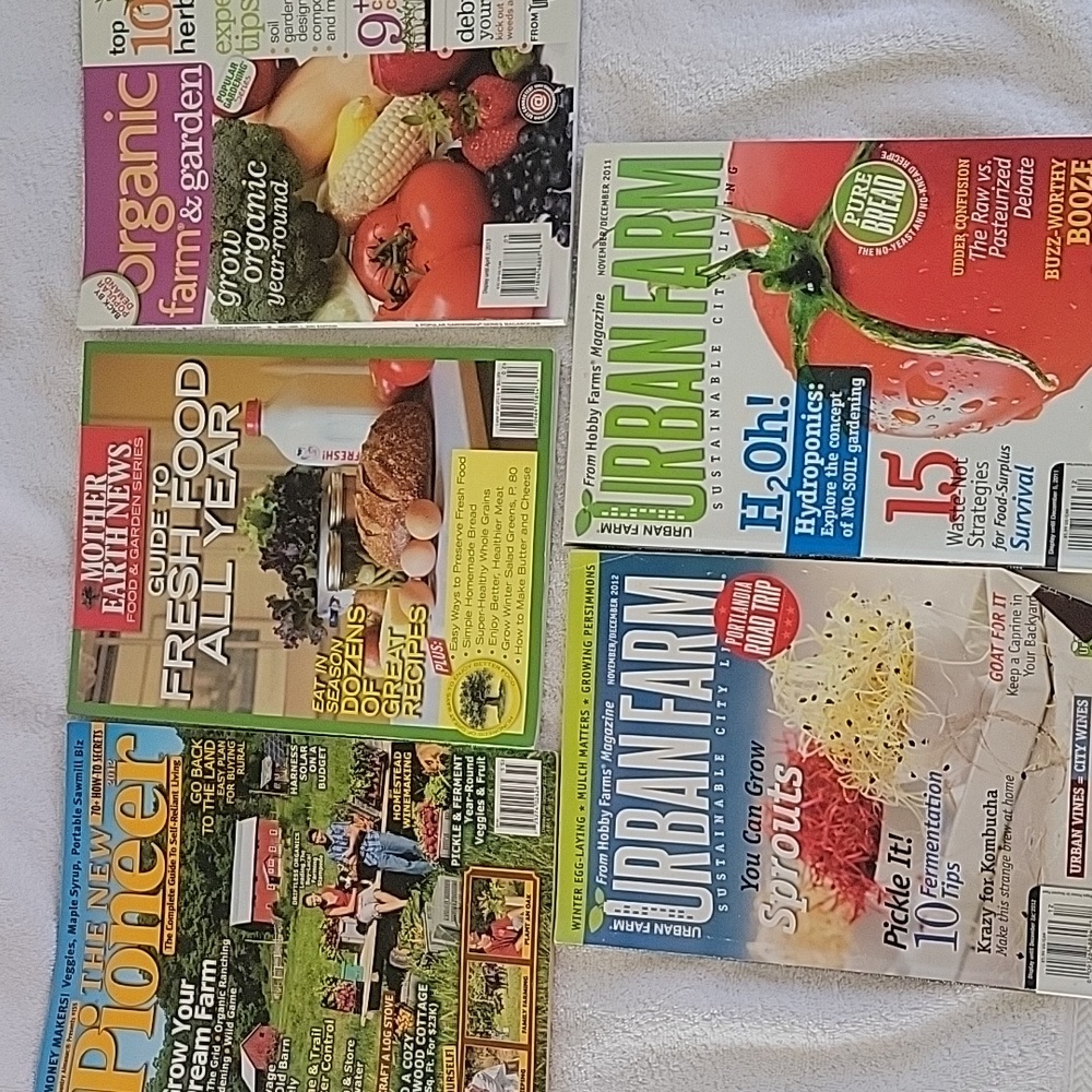 Magazines Farming Gardening Food Preservation Wild Game Solar Energy